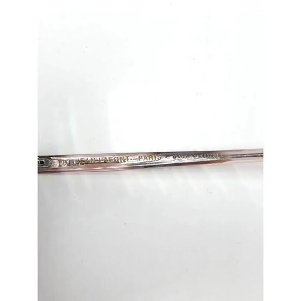 Jean‎ Lafont Eyeglasses Frames BECKY 7084 Clear Brown Pink Purple Horn 50-18-138